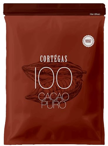 Cortegas Cacao Puro - 100% Kakaopulver ohne Zucker - Nachfüllpackung (200g)