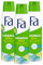 Fa Deospray Caribbean Wave (3x 150 ml), Deo mit dem exotisch frischen Duft der Zitrone, Deo ohne Aluminium für bis zu 48 h Deo-Schutz, hinterlässt keine Deo-Rückstände auf der Kleidung