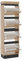 möbelando Schuhkipper >Corte< in Coast Evoke Eiche Dekor - 53,8x175,5x29cm (BxHxT)