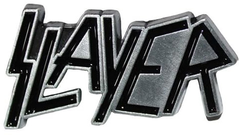 Slayer Band Logo Logo Pin Badge One Size