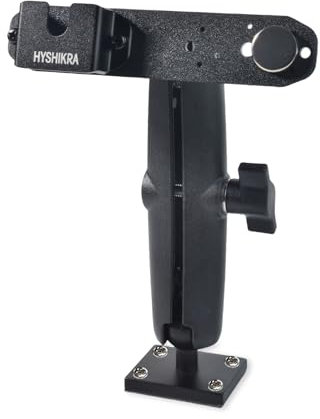 HYSHIKRA Truck Two Way Radio Holder Mount One Clip One Magnetic Suction Accessory, for Handheld Radio/Speaker Microphone/Mobile Radio Speaker Compatible with Baofeng Kenwood Motorola Quansheng