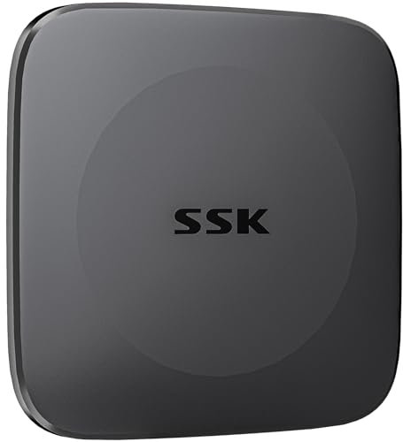 SSK Portable External 512GB SSD,up to 550MB/s,External hard drive with Type C to USB C/A Cable,Fast Solid State Drives USB 3.2 GEN2 External storage for iPhone 15/Android/Windows/Tablet/Mac/Xbox