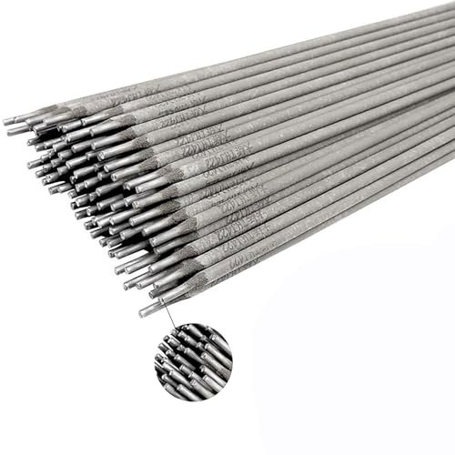 CXGBQSJ Lot de 50 Baguettes de soudage en Acier au Carbone J422, diamètre 1 à 1,8 mm, Longueur 250 mm, Arc Stable, Facile à enlever Les scories,50 pcs,1.8mm
