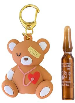 Entzückender Teddy-Ampullenöffner – perfekt für Krankenschwestern und Gesundheitshelden, braun, 5cm