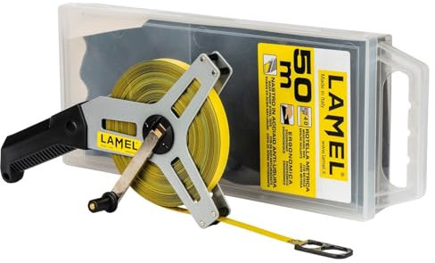 LAMEL Rotella metrica acciaio da 50 metri.