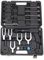 Martello ad aria compressa multifunzione Kit martello pneumatico, martello ad aria compressa, martello scalpello vibro ad aria compressa, set di martello scalpello con custodia per riparazioni auto,