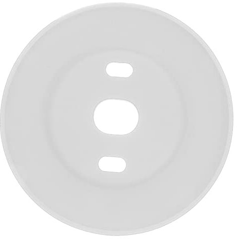 EXHUMKY Placa de Pared Redonda para Termostato Compatible con Nest Protección Superior Instalación Sin Necesidad de Pintura Color Blanco
