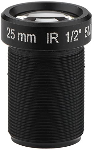 Culnflun 25mm CCTV Camera Lens Super Clear 5 Million Pixels 1/2 Security Camera Lens for WiFi IP with M12 Mount Universal Compatibility for SJCAM Firefly