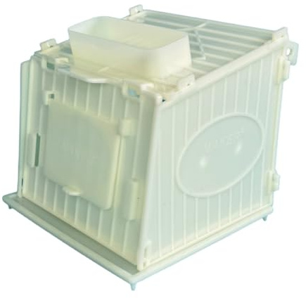TsoLay Bird Cage Bird House Parrot Cage White Plastic Pet Birds' Nest Removable