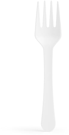 Forchettine Finger Food 12cm – 80 Pezzi Riutilizzabili – Made in Italy, Lavabili e Resistenti – Design Elegante per Aperitivi, Dolci, Frutta, Eventi e Catering (Bianco)