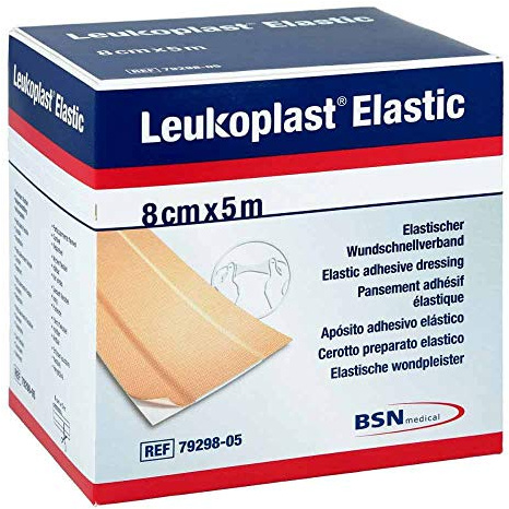 LEUKOPLAST Elastic Pflaster 8 cmx5 m Rolle 1 St