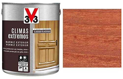 V33 Barniz Exterior Climas Extremos Brillante Sapeli 2,5L