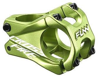 Funn Crossfire Mountainbike Vorbau mit 35mm Lenkerklemmung - Langlebiger und Leichter Legierungs-Vorbau für Mountainbike und BMX-Bike, Länge 35mm Vorbau (Grün)