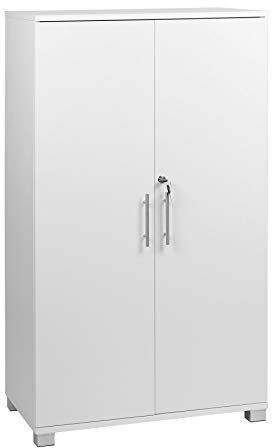 MMT Furniture Designs Ltd MMT-IV04White Armadietto da Ufficio, Legno ingegnerizzato, Bianco, 1200mm Tall