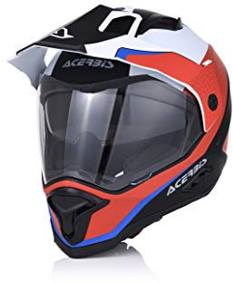 Acerbis Herren 0023466.343.068 Helm Acerbis, rot / weiß, XL EU