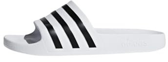 adidas Unisex Adilette Aqua Slides, Cloud White / Core Black / Cloud White, 38 EU