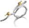 Springlight ✦ Geschenke für Frauen S925 Sterling Silber Ring Lebhaft Vogel auf Zweig Ringe Personalisierter Schmuck Handgemachter Ringe Personalisierte Geschenke.(Silver)