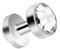 Piercingfaktor Dermal Anchor Piercing Skin Diver Anker Implantat Kugel Ball Stecker Hantel Hautanker mit Strass Kristall Stein Clear