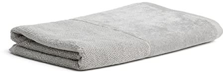 möve Bamboo Luxe Duschtuch 80 x 150 cm aus 60% Baumwolle / 40% Viskose aus Bambus-Zellstoff, silver grey