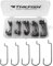 THKFISH 100stk/box Offset Wurm Haken Angelhaken Set Dropshot Haken Set Gummifisch Jigs Angeln Kit # 2# 1 1/0 2/0 3/0