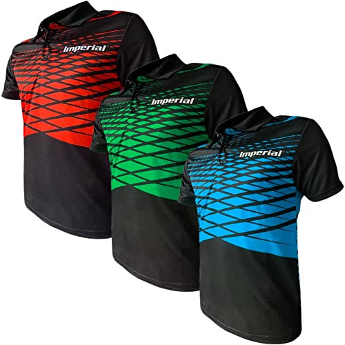 Imperial Shirt F-9 (grün - XXL) | - Funktionsfaser Tischtennis Shirt | Tischtennis Trikot | Tischtennis Hemd | TT-Spezial - Schütt Tischtennis