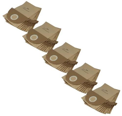 vhbw 50x Staubbeutel kompatibel mit Kärcher 2301, 2111, 2105, 2101, A2101, 4000 Plus/TE, 2101 / TE Staubsauger - 30cm x 21,5cm braun