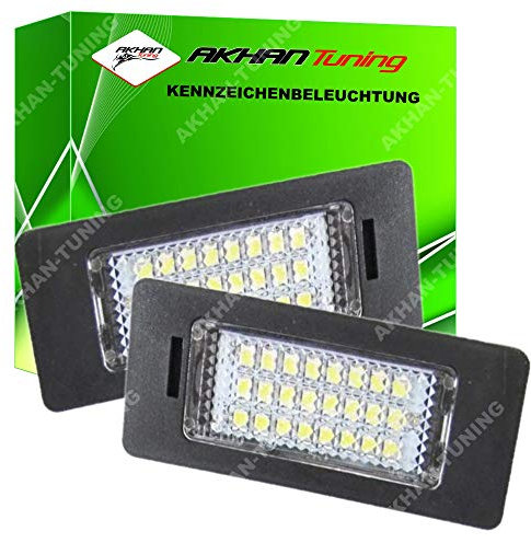 KBADP - Fehlerfrei Kennzeichenbeleuchtung Xenon Weiß Kompatibel mit Cad-dy 4 (SA), Golf 5 Variant (1K), Golf 6 Variant, Van (5K, AJ), Golf 7 Variant/Van (5G, BA, BV), Golf Plus