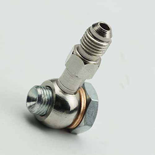 2kit straight male AN4 AN -4 4AN to Metric M10×1.5 10mm eye banjo fitting adapter bolt washer