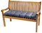 TexDeko® Garden Gartenbank-Auflage 140 x 40 x 8cm wasserabweisend UV - beständig mit Oeko-TEX Zertifikat gesteppt Bankpolster Bankkissen Polsterauflage Sitzpolster Bankauflage Sitzkissen (Grau)