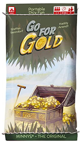 NSV - 3616 - MINNYS - GO for Gold - small dice Game - Plastic Free