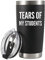 Panvola 'Tears of My Students ' Vacuum Insulated Tumbler Teacher Gifts from Student Funny College Professor Graduation Appreciation Drinkware Travel Mug (20 oz, Black)