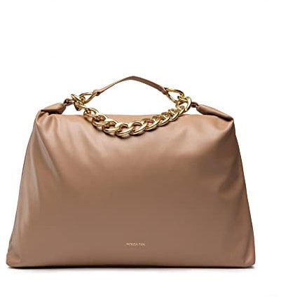 Patrizia Pepe Women Hobo Bag, beige(fawn), Gr. One Size