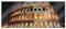 Pixxprint Glasbild Panorama, Wandbild aus Echtglas, Colosseum in Rom Italien, 120x50 cm, inkl. Aufhängung und Abstandshalter