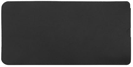 EMSea Keyboard Sleeve Compatible with Logitech K380 Wireless Bluetooth Keyboard PU Leather Carrying Case Protector Dust Cover Pouch Bag 30x15cm Black