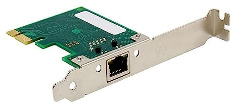 Eighosee PCI-E X1 Gigabit Single Electrical Port Server Network Card Server NIC I210-T1 RJ45 Ethernet NIC for PC Laptop Supplies Accessories