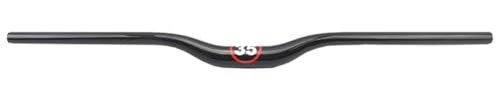 Carbon 720-800mm Lenker 35mm Carbon Mountainbike Lenker Riser Bars MTB Fahrrad Lenker Für Downhill All Mountain Cross Country Fahrradlenker (Color : Glossy, Size : 780mm)