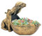 BYNYXI Hippo Schlüsselschale Tier, Hippo Big Mouth Schlüssel Aufbewahrungsbox Resin Hippo Figurine Nilpferd Schlüsselschale Hippo Snack Schalen Candy Dish Figur Statue Geschenk, 17cmx11cmx20cm