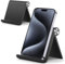 Soporte para teléfono móvil para Samsung Galaxy S25 S24 Ultra 5G S23 S22 S21 S20 FE A56 A36 A26 A16 A06 A55 A35 A25 A15 A54 A34 A14 A04 Z Soporte plegable para teléfono móvil Soporte B1 Negro