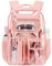 Cusangel Zaino Rosa Trasparente, Rosa, 16.5in, Zaino Rosa Trasparente