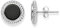 Damen Ohrringe Silber 925,Echter Natürlicher AAA Onyx Edelstein Ohrstecker