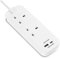 2 SKT EU Travel EXT Lead + 2 X USB (A+C)
