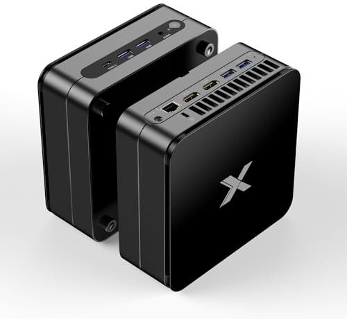 Mini PC 13th Gen Core i7 13620H(10C/16T,Up to 4.9GHz) Mini Gaming PC 32GB DDR4 1TB M.2 SSD, Mini Desktop Computer Support Wi-Fi 6 Bluetooth 5.2, 4K Triple Displays(HDMI*2//Type-C), USB3.2 Port×4