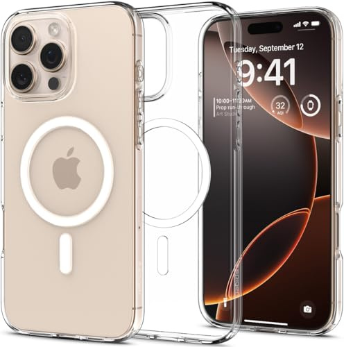 Spigen Liquid Crystal MagFit Schutzhülle für iPhone 6,3 Zoll (6,3 Zoll), militärischer Schutz, kristallklar