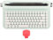 Gearwell Tastiera retrò stile macchina da scrivere Tastiera Bluetooth vintage 86 tasti Tastiera portatile con supporto integrato per dispositivi multipli Win PC Pad Telefono Android IOS (Minzgrün)