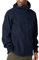 Runcati Giacca impermeabile da uomo leggera con cappuccio, giacca a vento impermeabile per sport all'aria aperta, Blu scuro, M