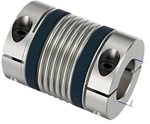 Kupplung LB D40L50/58 Faltenbalg Flexible Motorkupplung CNC Aluminium Hochelastisches Universalgelenk 3D-Drucker Universalgelenk(LB-D-D40L50-20X20)