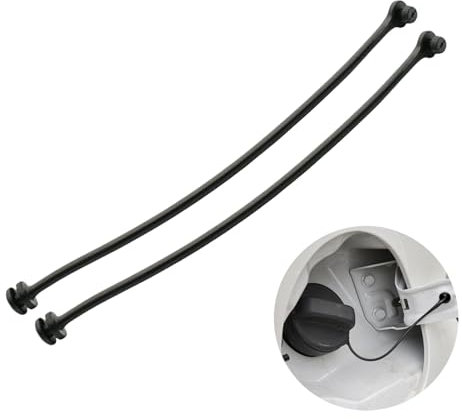 2 Stück Kraftstofftank Tankverschluss, Tankdeckeldraht, Tankdeckel Kabel Halteband für BMW E81 E87 E88 E89 E71 E46 E90 E91 16117193372 Tankdeckelleitung Gummiband, Auto Ersatzzubehör
