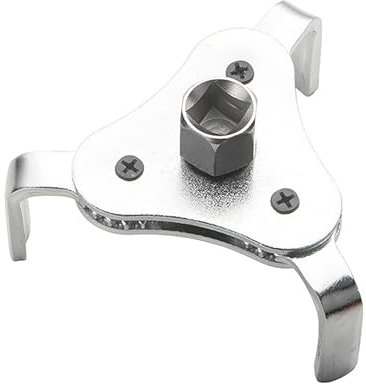 KUIZHEN Oil Filter Wrench, 3 Jaw Adjustable Oil Filter Removal Tool, 64-116mmAdjustable Universal Oil Filter Removal Tool for Cars Trucks and Motorcycles Automotive Maintenance Tool