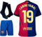 IHIMI Yamal #19 Trikot Kinder Set mit Socken – Barca Heimstil 2024/25 – Trikot, Shorts & Stutzen – kompatibel mit Yamal-Fans – Größen 140