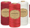 DXRPO Macrame Corda 3 mm x 300 m x 3, Macramè Filo Cotone per Fai Da Te, Piante Sospese, Natale, Decorazione Boho (Naturale, Rosso, Rosso Scuro)